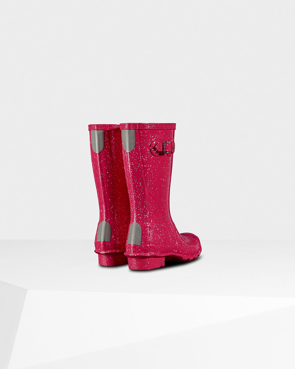 Galochas Hunter Criança Rosa - Original Big Giant Glitter - 47JSVATYC